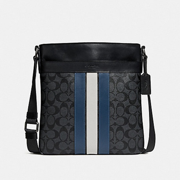 Coach Other - Coach Charles Crossbody Bag w/ Varsity Stripe NWT